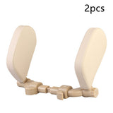 Car headrest pillow Sleep Adjustable Side Car Soft Travel Seat Headrest Auto Leather Support Neck Pillow Cushion car accessories