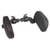 Car headrest pillow Sleep Adjustable Side Car Soft Travel Seat Headrest Auto Leather Support Neck Pillow Cushion car accessories