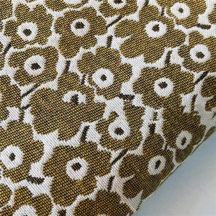 Color Woven Jacquard Sofa Pillows Decorative Fabric