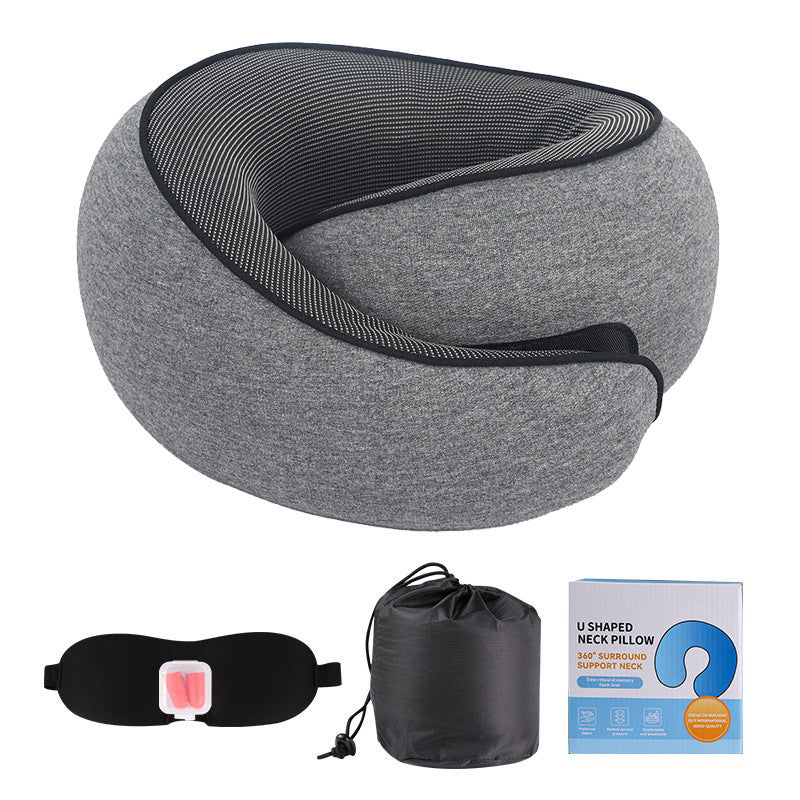 Travel Pillow Neck Pillow Memory Foam Neck Pillow Airplane, Portable Travel Pillows For Airplanes Offices And Cars Travel Neck Pillow Soft Neck Pillow For Traveling