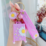 Home Fashion Simple Suitcase Shape Keychain