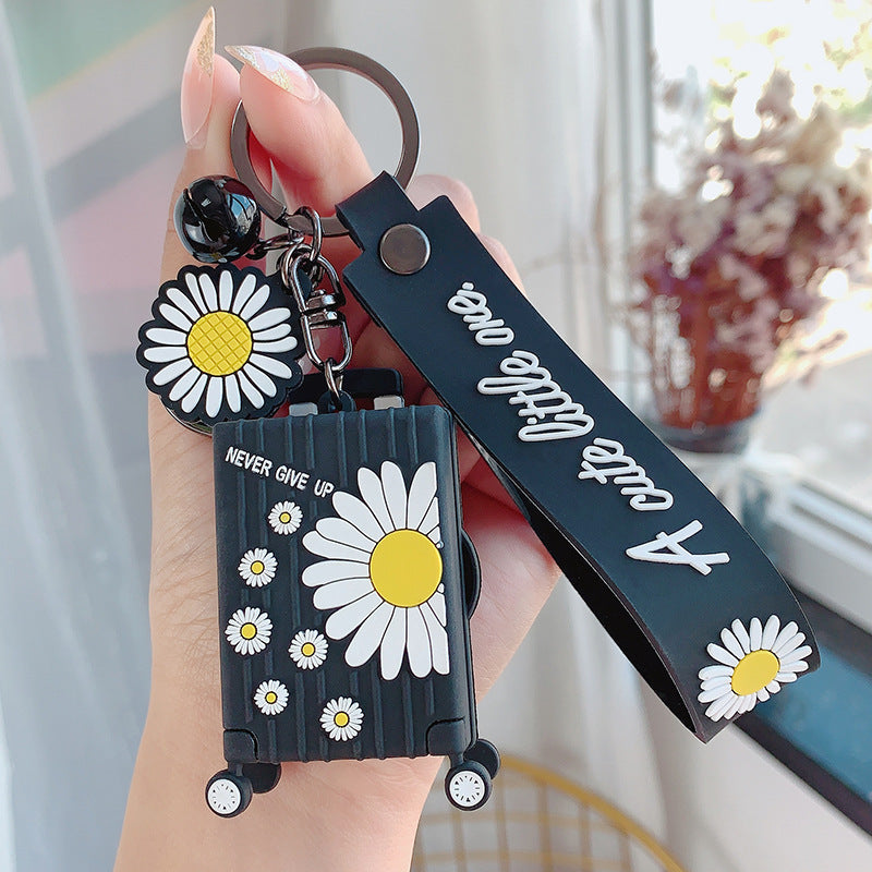 Home Fashion Simple Suitcase Shape Keychain