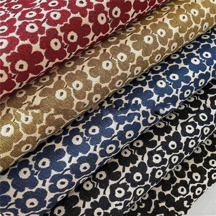 Color Woven Jacquard Sofa Pillows Decorative Fabric